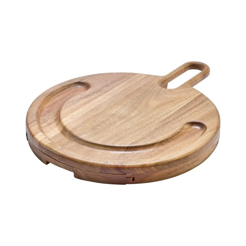 Tabua Madeira Petisqueira Frios e Churrasco 14 Peças - Imagem 2